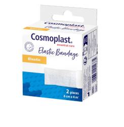 COSMOPLAST venda elástica 6x4 cm 2 u