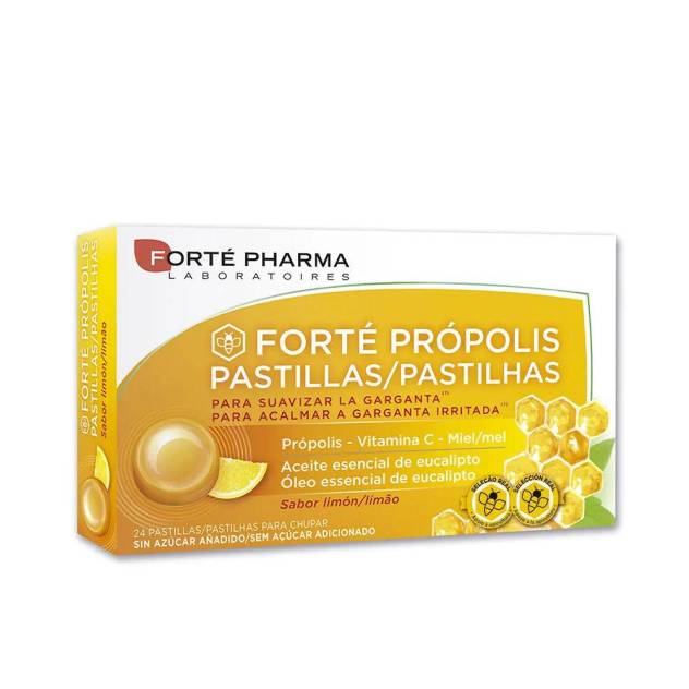 PRÓPOLIS pastillas para chupar sabor limón 24 u