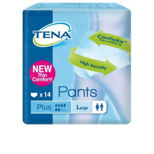 PANTS PLUS braguita incontinencia grande 14 u