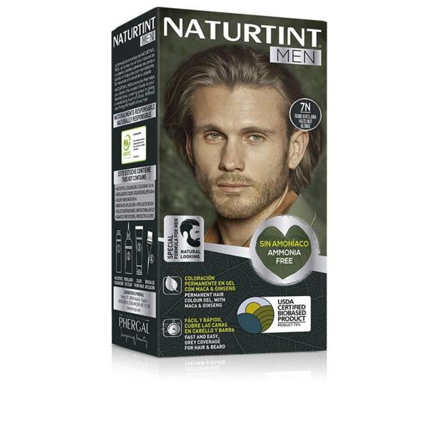 NATURTINT MEN tinte sin amoniaco #7Nrubio avellana 1 u