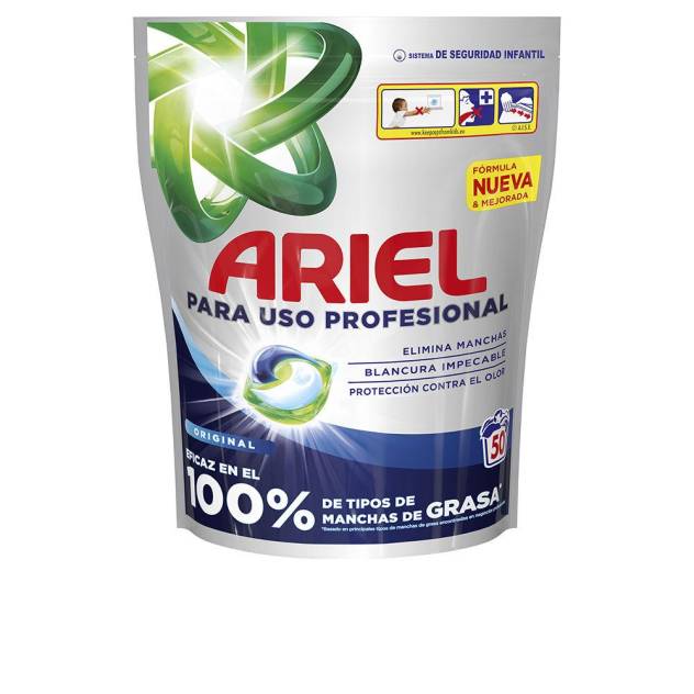 ARIEL PODS ORIGINAL 3en1 detergente 50 cápsulas