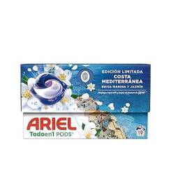 ARIEL PODS COSTA MEDITERRANEA detergente 19 cápsulas
