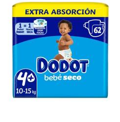 DODOT ETAPAS EXTRA talla 4 pañales 10-15 kg  62 u