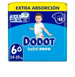 DODOT ETAPAS EXTRA talla 6 pañales 14-20 kg 48 u