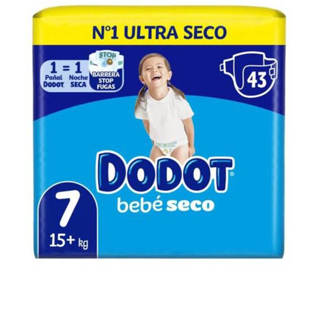 DODOT ETAPAS talla 7 pañales 15-24 kg 43 u DODOT ETAPAS talla 7 pañales 15-24 kg 43 u