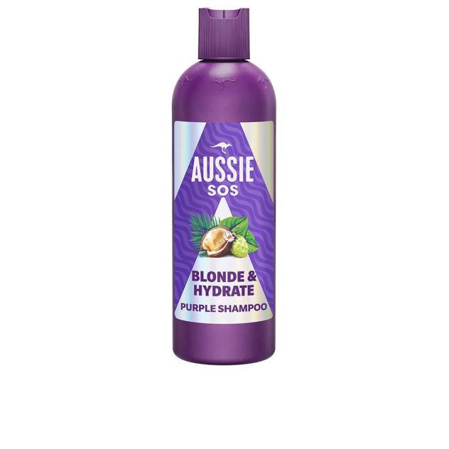 AUSSIE SOS BLONDE & HYDRATE purple shampoo 300 ml