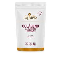 COLÁGENO CON MAGNESIO + VITAMINA C en polvo #fresa 350 gr