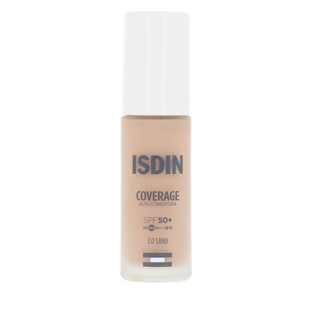 Fond de ten cu acoperire medie spre mare ISDIN COVERAGE SPF50+ 3.0 sand 30 g Fond de ten cu acoperire medie spre mare ISDIN COVERAGE SPF50+ 3.0 sand 30 g