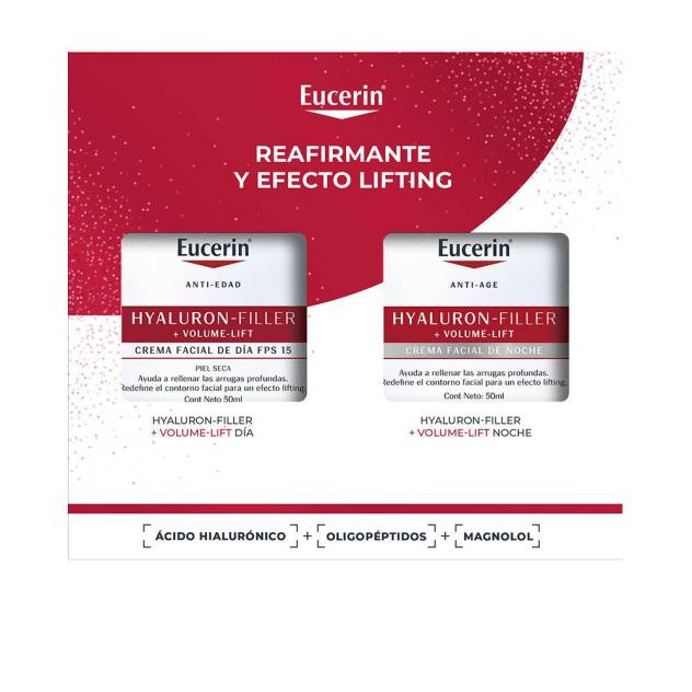 HYALURON FILLER + VOLUME-LIFT DÍA PIEL SECA ESTUCHE 2 pz