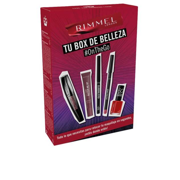 RIMMEL LONDON MAQUILLAJE ESTUCHE 5 pz RIMMEL LONDON MAQUILLAJE ESTUCHE 5 pz