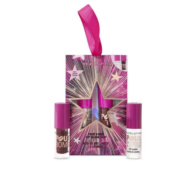 POUT BOMB BRILLOS LABIALES VOLUMINIZADORES ESTUCHE 2 pz