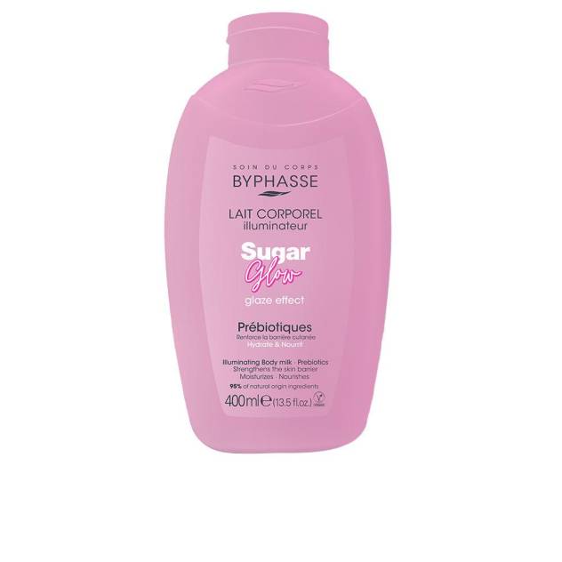SUGAR GLOW leche corporal iluminadora con prebióticos 400 ml