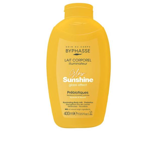 GLOW SUNSHINE leche corporal iluminadora con prebióticos 400 ml