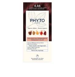 Vopsea permanenta pentru par PHYTO PARIS PHYTOCOLOR 6.66 castan deschis 1 buc
