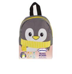 MOCHILA PINGÜINO ESTUCHE 4 pz
