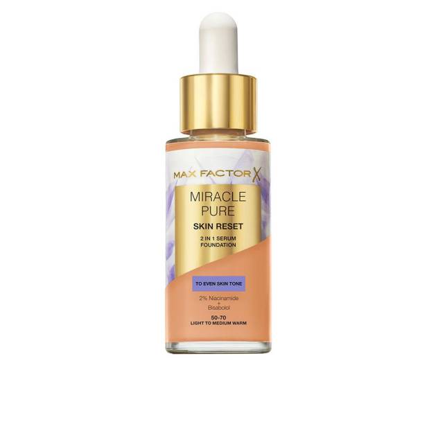 MIRACLE PURE sérum renovador 2 en 1 #Light Medium Warm 30 ml