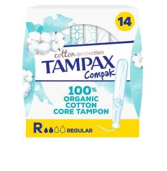 TAMPAX ALGODÓN 100% ORGANICO tapón regular 14 u