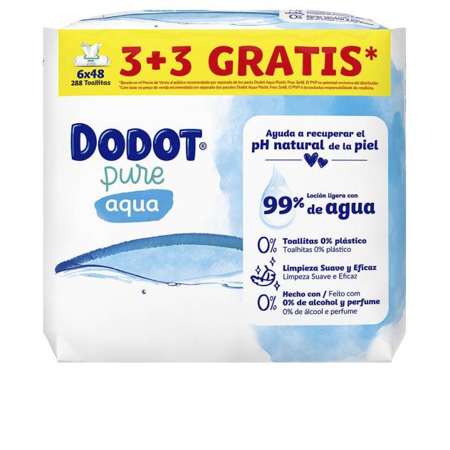 PURE CUIDADO TOTAL 99% agua toallitas húmedas 288 u PURE CUIDADO TOTAL 99% agua toallitas húmedas 288 u
