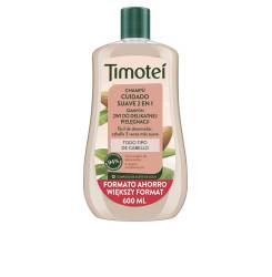 TIMOTEI champú cuidado suave 2 en 1 con aceite de almendra y coco para todo tipo de cabello 600 ml