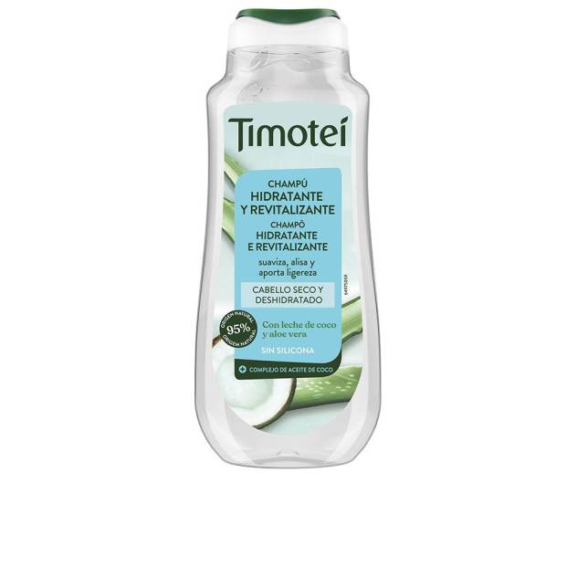 TIMOTEI champú hidratante y revitalizante con leche de coco y aloe vera 300 ml