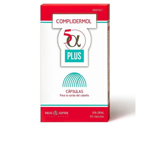 COMPLIDERMOL 5 ALFA cápsulas para la caída del cabello 60 u