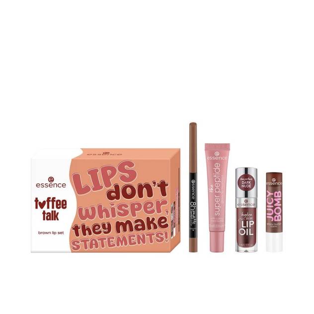 TOFFEE TALK BROWN LIP ESTUCHE 4 pz TOFFEE TALK BROWN LIP ESTUCHE 4 pz