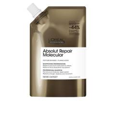 ABSOLUT REPAIR MOLECULAR champú profesional sin sulfatos para cabello dañado recarga 1000 ml