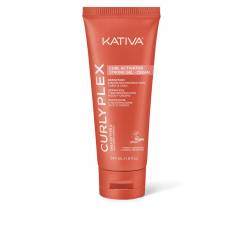 KATIVA CURLY PLEX CURL gel crema activador rizos fijación fuerte 240 ml