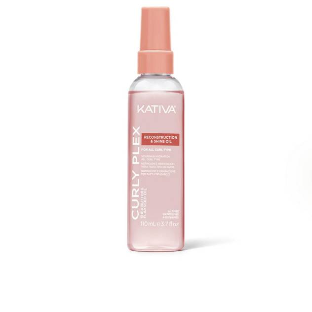 KATIVA CURLY PLEX aceite regenerador y potenciador del brillo para el rizo 110 ml