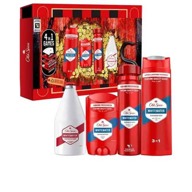 OLD SPICE WHITEWATER ESTUCHE 4 pz