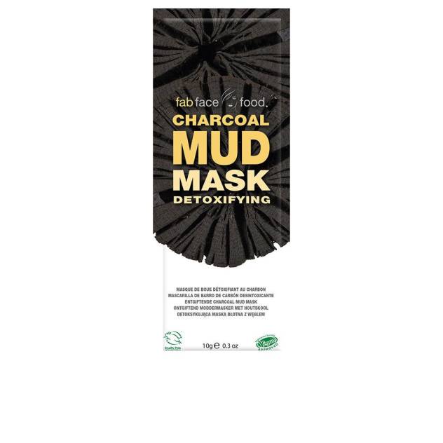 FAB FACE FOOD CHARCOAL mascarilla de barro carbón desintoxicante 10 gr FAB FACE FOOD CHARCOAL mascarilla de barro carbón desintoxicante 10 gr