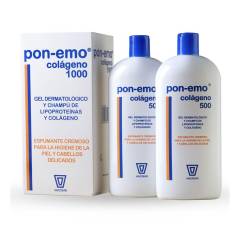 PON-EMO COLÁGENO gel dermatológico y champú pack 2 x 500 ml