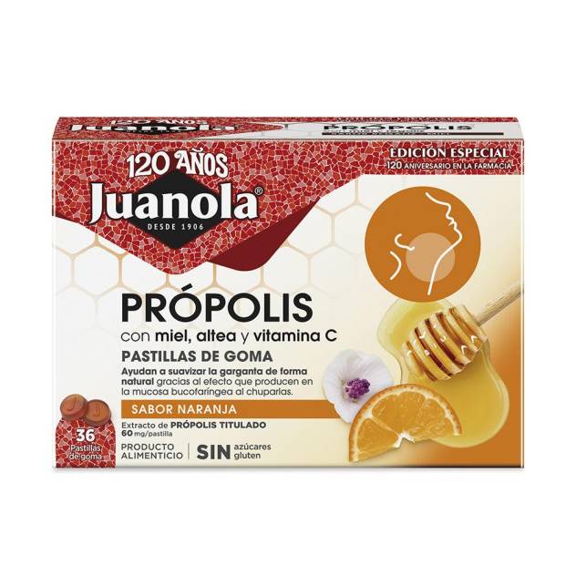 PRÓPOLIS NARANJA gummies 36 u