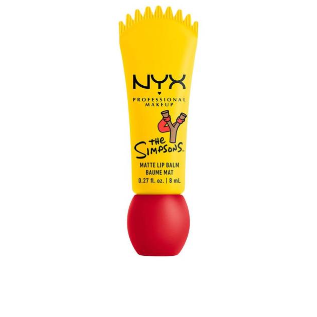 Bálsamo labial mate SMUSHY de LOS SIMPSON #Rebel Red 8 ml