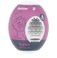 SATISFYER HUEVO MASTURBADOR BUBBLE 1 u