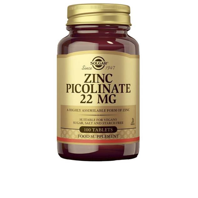 PICOLINATO ZINC 22mg. comprimidos 100 u PICOLINATO ZINC 22mg. comprimidos 100 u