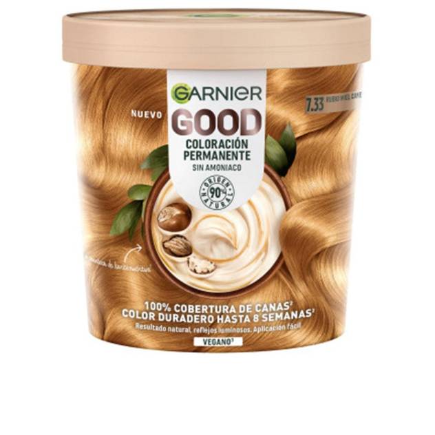 GOOD coloración permanente sin amoniaco #7.33-Nutmeg Blonde 217 ml