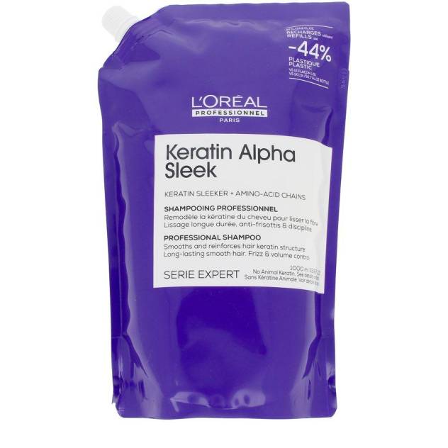 KERATIN ALPHA SLEEK champú recarga 1000 ml KERATIN ALPHA SLEEK champú recarga 1000 ml