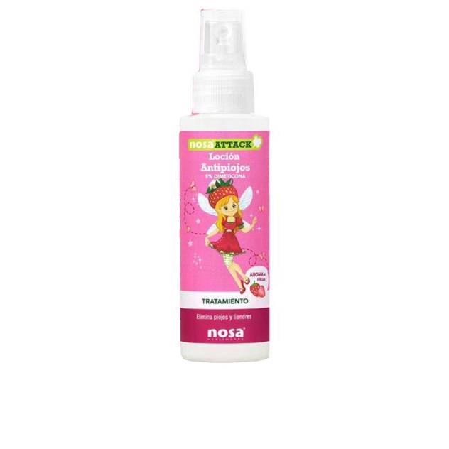 ATTACK loción antipiojos dimeticona fresa 100 ml
