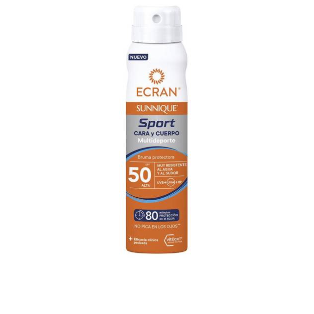 ECRAN SUNNIQUE SPORT bruma cara y cuerpo 75 ml