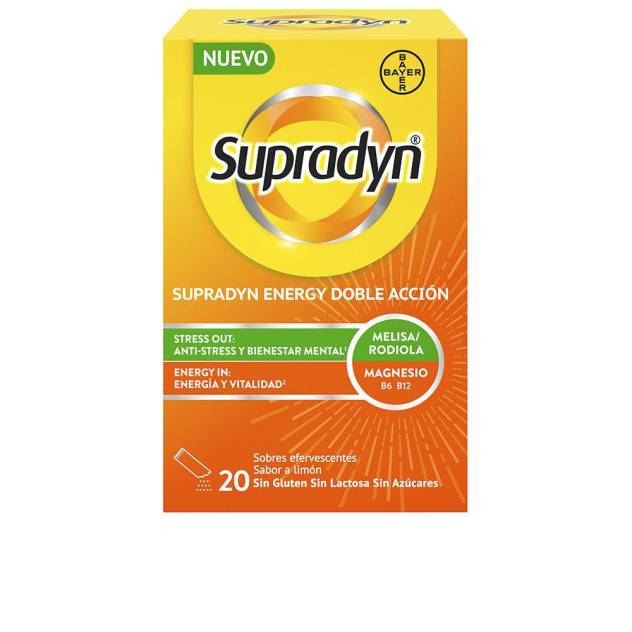SUPRADYN ENERGY doble acción sobres efervescentes 20 u
