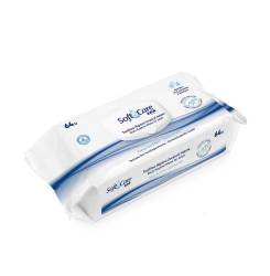 SOFT & CARE toallitas higiene corporal adulto 64 u