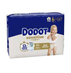 DODOT SENSITIVE talla 6 pañales +13 kg 37 u