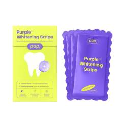 POP. PURPLE+ tiras blanqueadoras violetas 7 u
