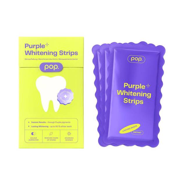 POP. PURPLE+ tiras blanqueadoras violetas 7 u POP. PURPLE+ tiras blanqueadoras violetas 7 u