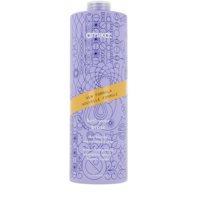 BUST YOUR BRASS acondicionador reparador cabello rubio 1000 ml