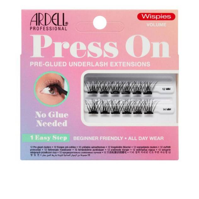 ARDELL PRESS ON pre-glued underlash extensions #wispies volume 12 u ARDELL PRESS ON pre-glued underlash extensions #wispies volume 12 u