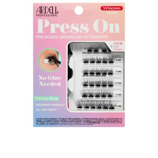 ARDELL PRESS ON pre-glued underlash extensions #wispies volume 30 u ARDELL PRESS ON pre-glued underlash extensions #wispies volume 30 u