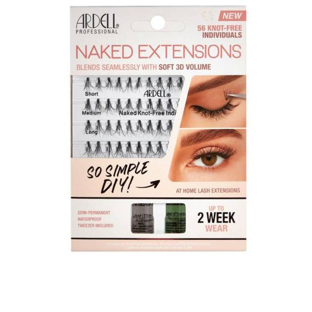 ARDELL NAKED EXTENSIONS SOFT 3D VOLUME x 56 knot-free individuals #black 1 u ARDELL NAKED EXTENSIONS SOFT 3D VOLUME x 56 knot-free individuals #black 1 u