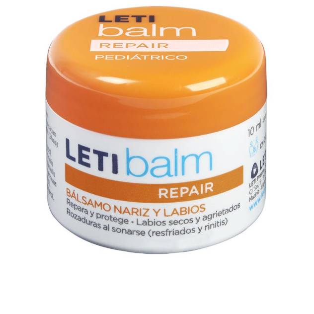 LETIBALM REPAIR pediátrico, bálsamo nariz y labios 10 ml LETIBALM REPAIR pediátrico, bálsamo nariz y labios 10 ml